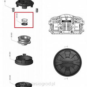 sprężyna głowicy Oregon 559059