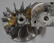 koło magnesowe Makita DBC 300, Dolmar LT MS 30 klin wymienny