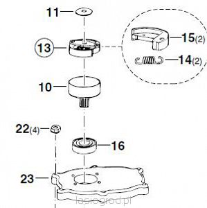 kosz bęben sprzęgła wiertnicy Dolmar PD491