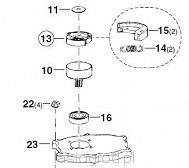 kosz bęben sprzęgła wiertnicy Dolmar PD491