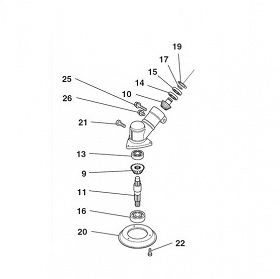 koło zębate przekładni Makita BCM2600