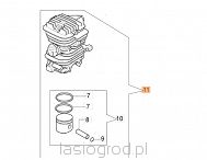 cylinder tłok komplet Oleo-Mac 941 GS410 zamiennik