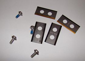 noże nożyki kosiarki robota Worx 4szt