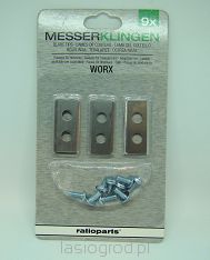 noże nożyki kosiarki robota Worx 9szt