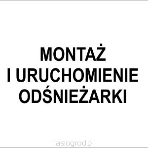 montaż i uruchomienie maszyny