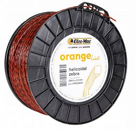 żyłka do koszenia 2,7mm 215m Zebra Oleo-Mac Orange