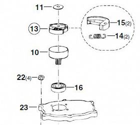 sprzęgło wiertnicy Dolmar PD491