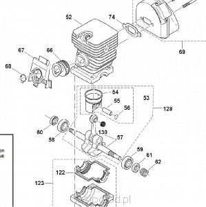 łącznik gaźnika Dolmar 34 45 Makita DCS 34 4610