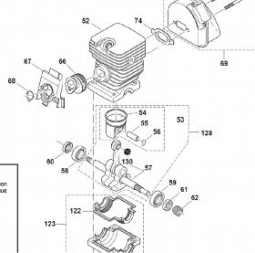 łącznik gaźnika Dolmar 34 45 Makita DCS 34 4610
