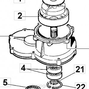 bęben sprzęgła Oleo-Mac MTL 40 51