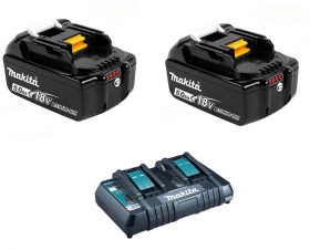 zestaw zasilający Makita 2xBL1850B DC18RD akumulatory ładowarka