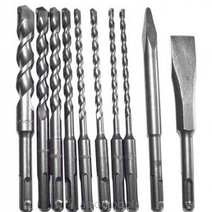 zestaw wierteł i dłut SDS-plus 10el