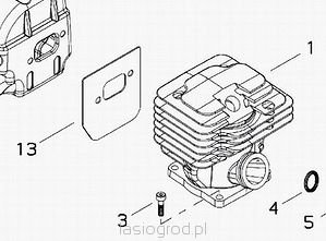 cylinder Shindaiwa 446 sam